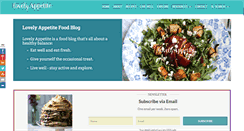 Desktop Screenshot of lovelyappetite.com